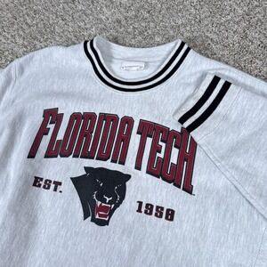 Champion Sweatshirt‎ Mens Medium Gray Reverse Weave Florida Tech Collegiate